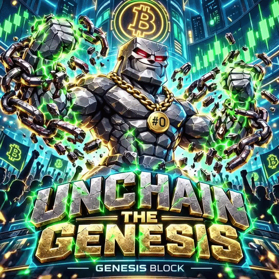 Genesis Block Unchained Moving Art